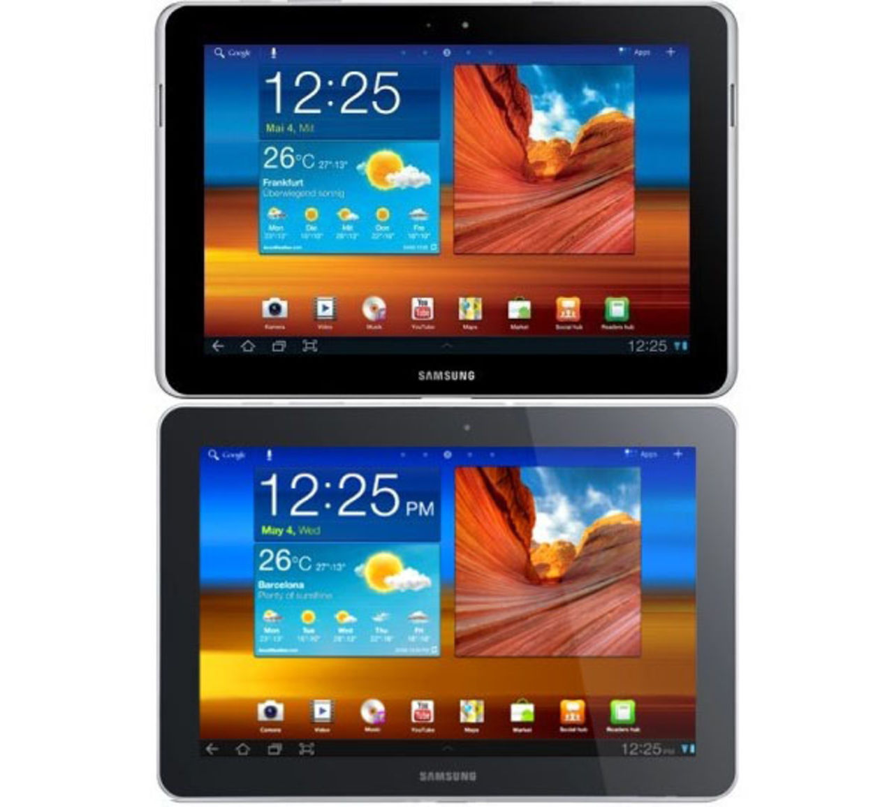 Samsung rättar sig efter Apple med ny design på Galaxy Tab