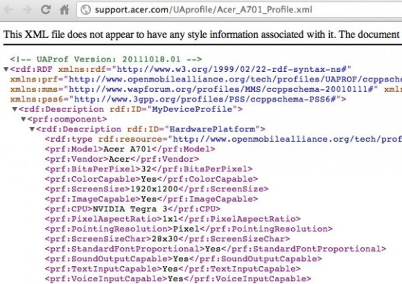 Acer planerar högupplöst tablet