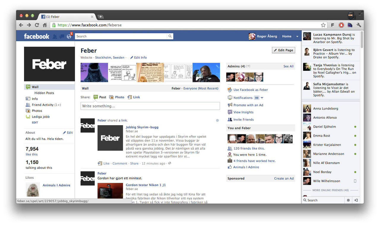 Följ oss på Facebook