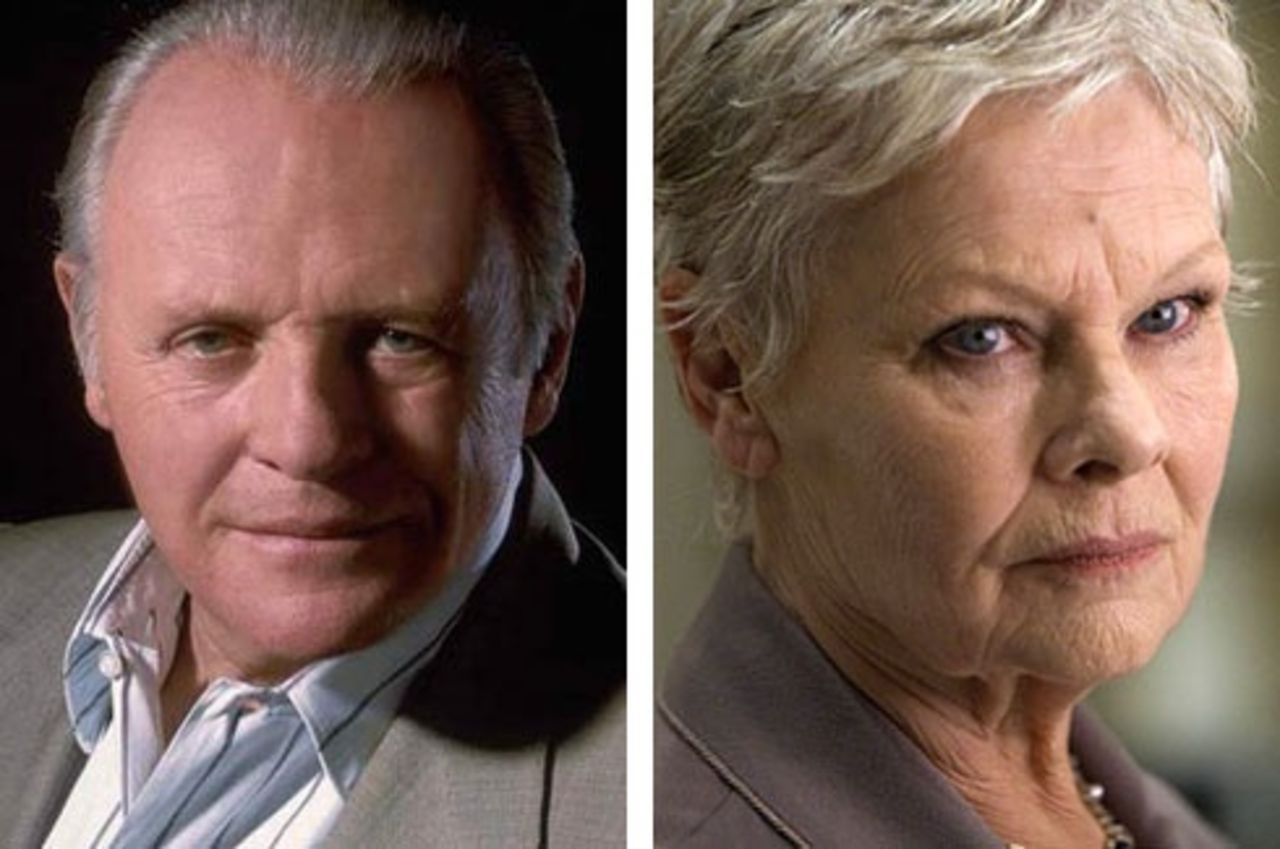 Anthony Hopkins och Judi Dench filmar i Sverige