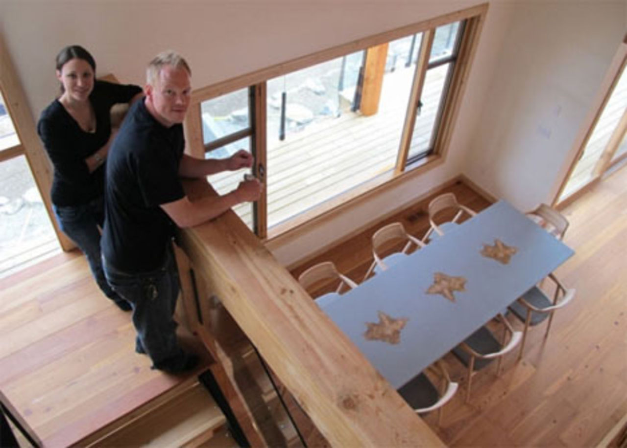 Gamla träd blir bord