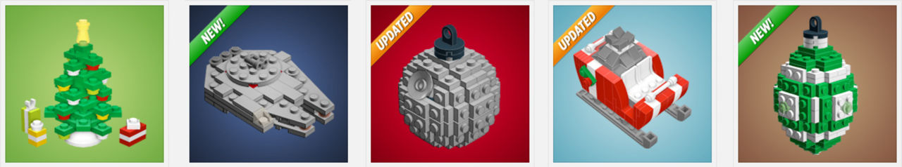 Hur du gör dekorationer till granen i LEGO