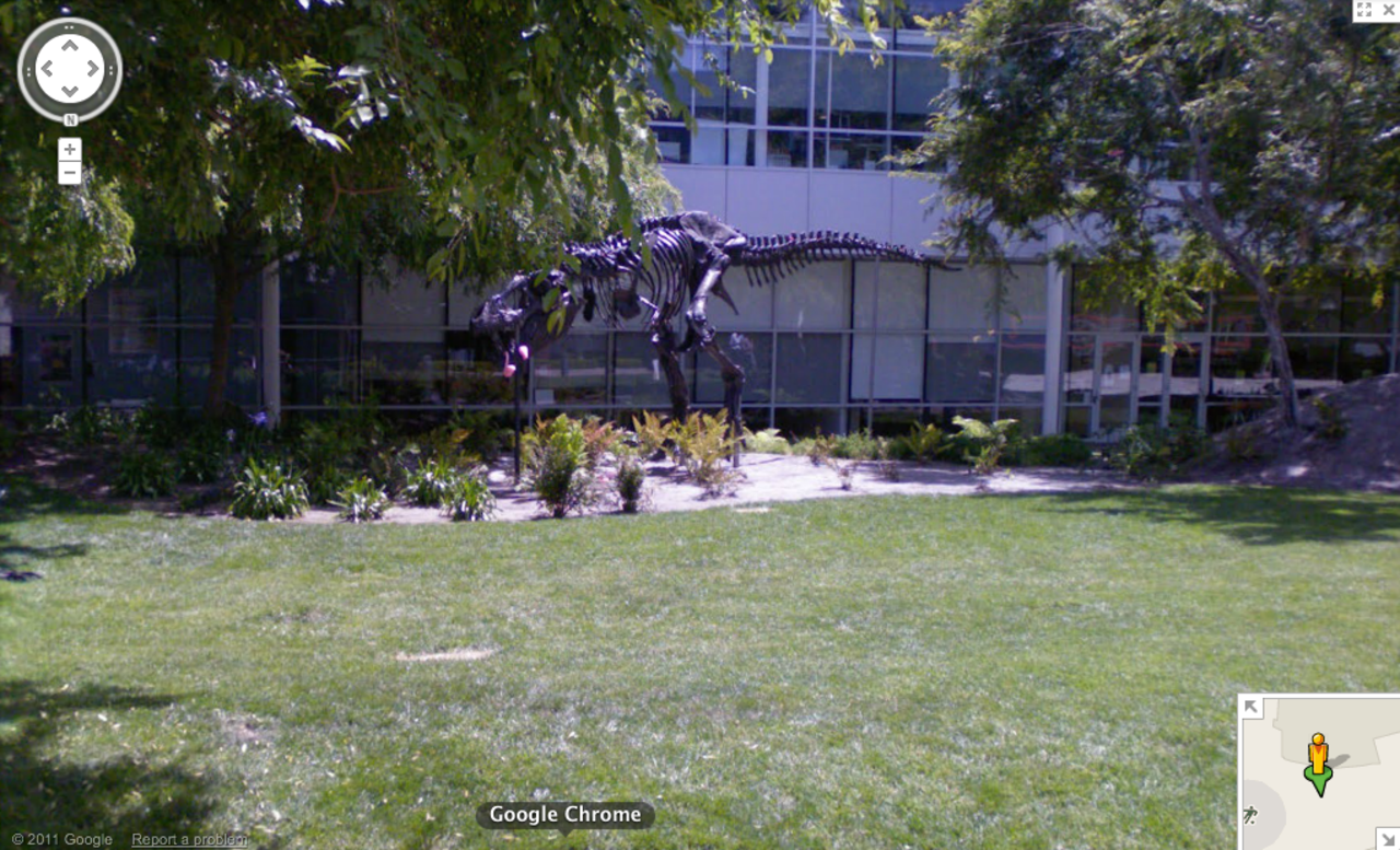 Kolla in Googleplex med Street View