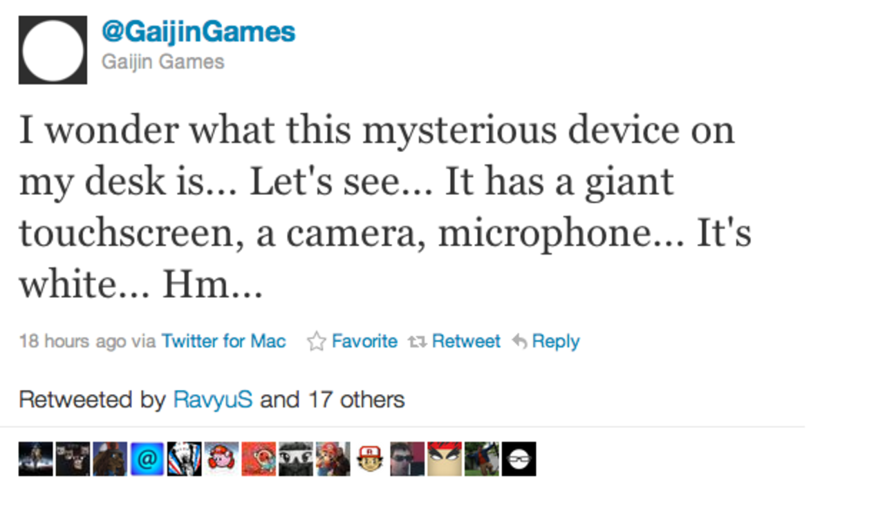 Gaijin Games hintar om Wii U
