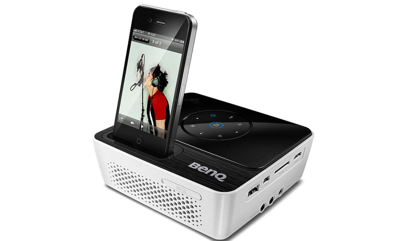 BenQ släpper liten projektor med iPhone-docka