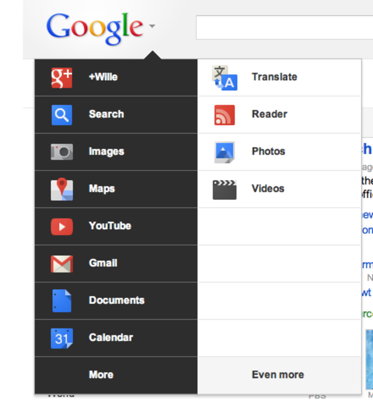 Googles nya navigering släppt