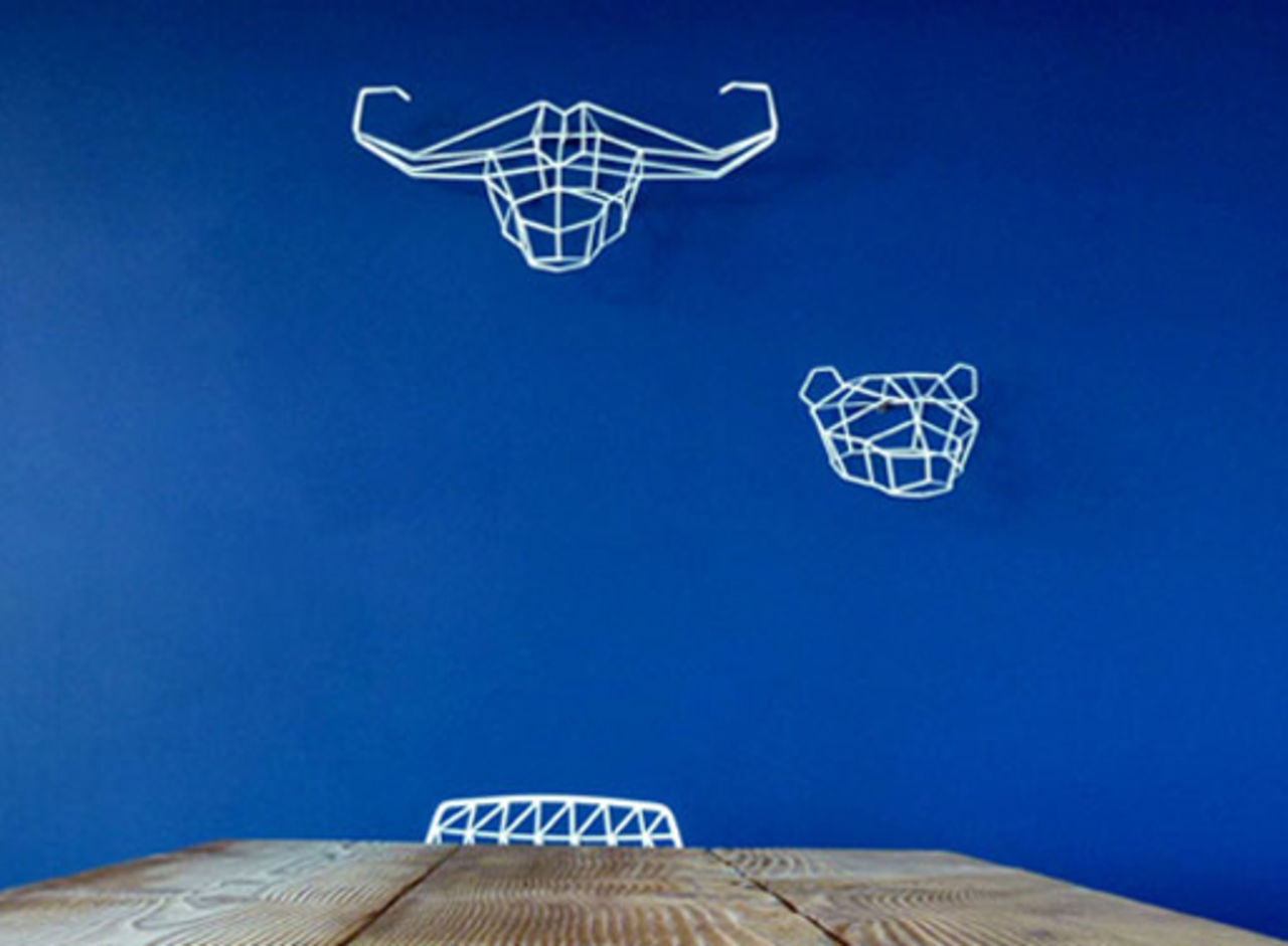 Troféer på väggen