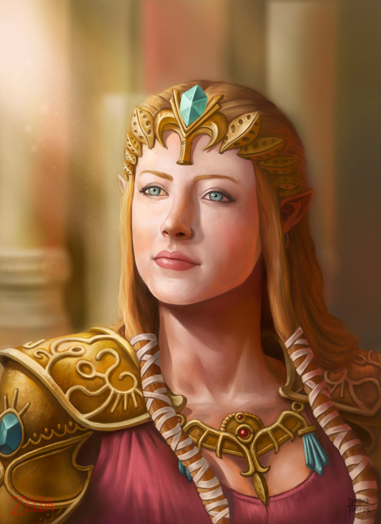 Vackra Zelda-konstverk