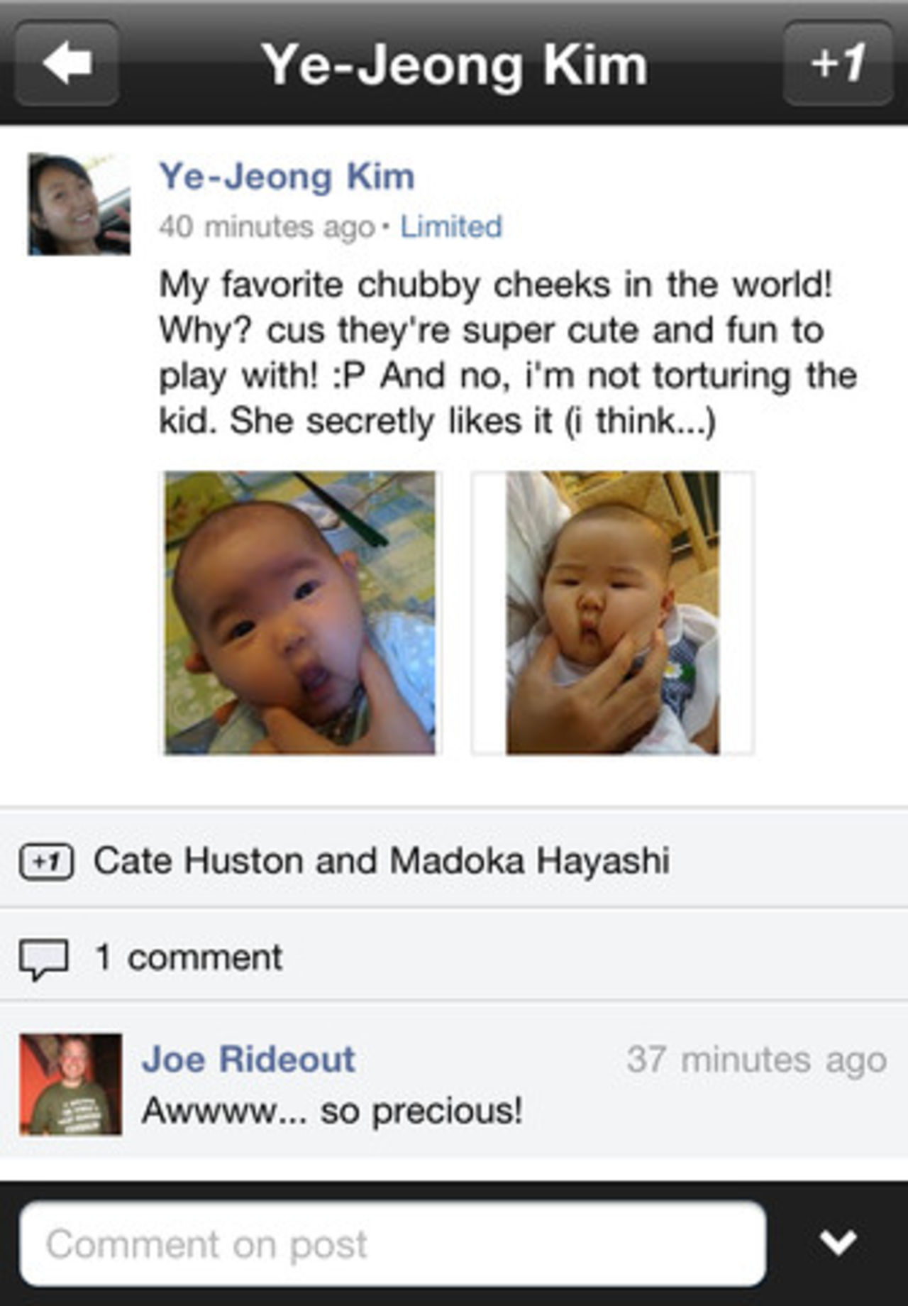 iPhone-appen för Google+ uppdateras