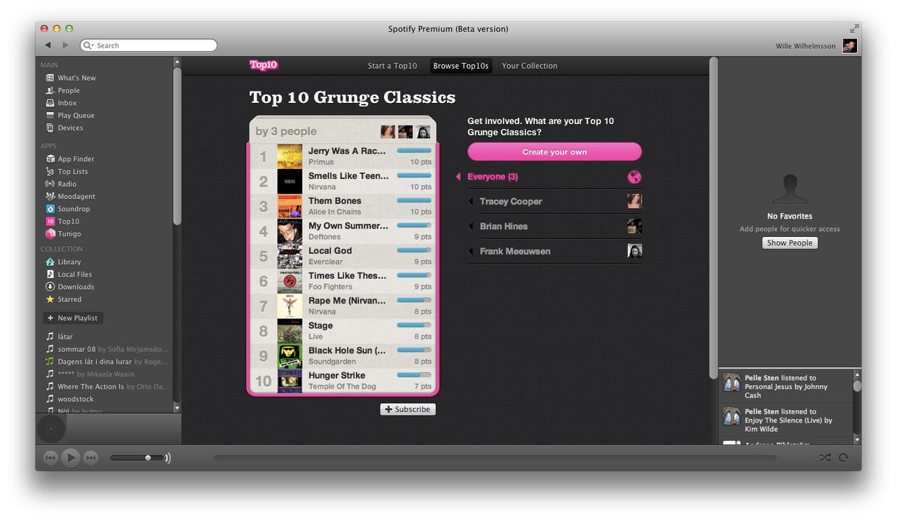 Hitta dolda appar i Spotify