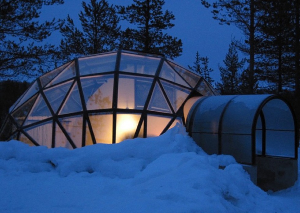 spana norrsken från igloo hotel kakslauttanen feber hem