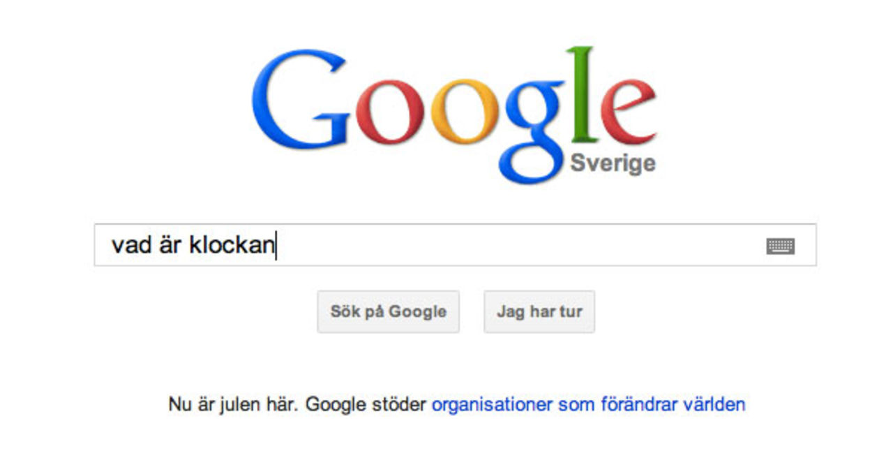 Populäraste Google-sökningarna för 2011