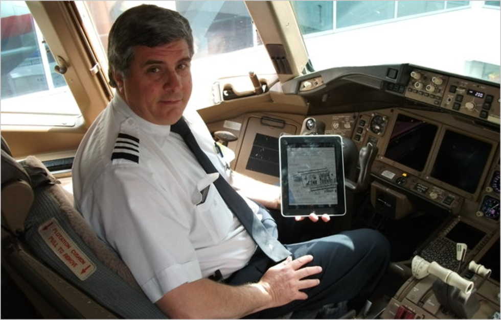 American Airlines börjar med iPad i cockpit