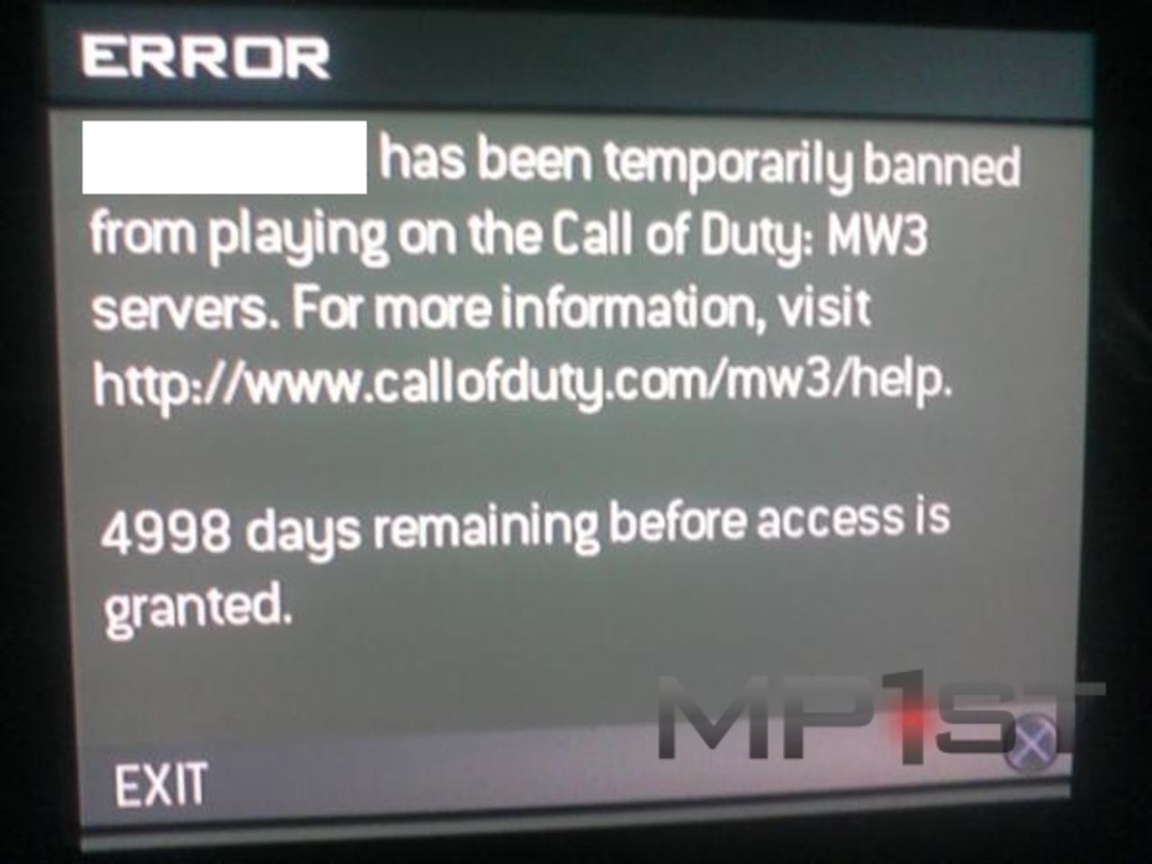Fuska inte i Modern Warfare 3
