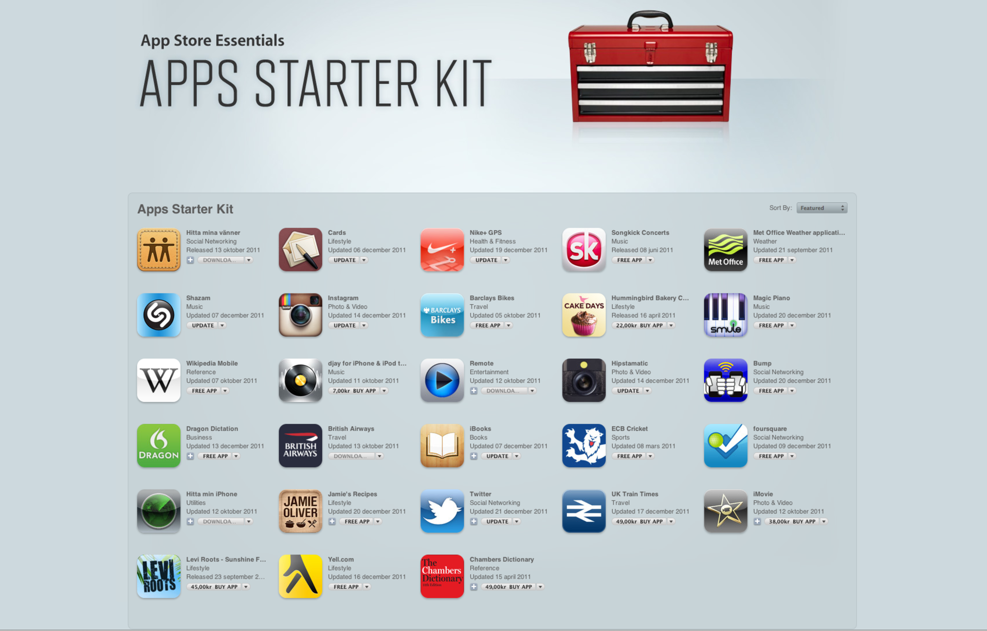 App Starter Kit från Apple