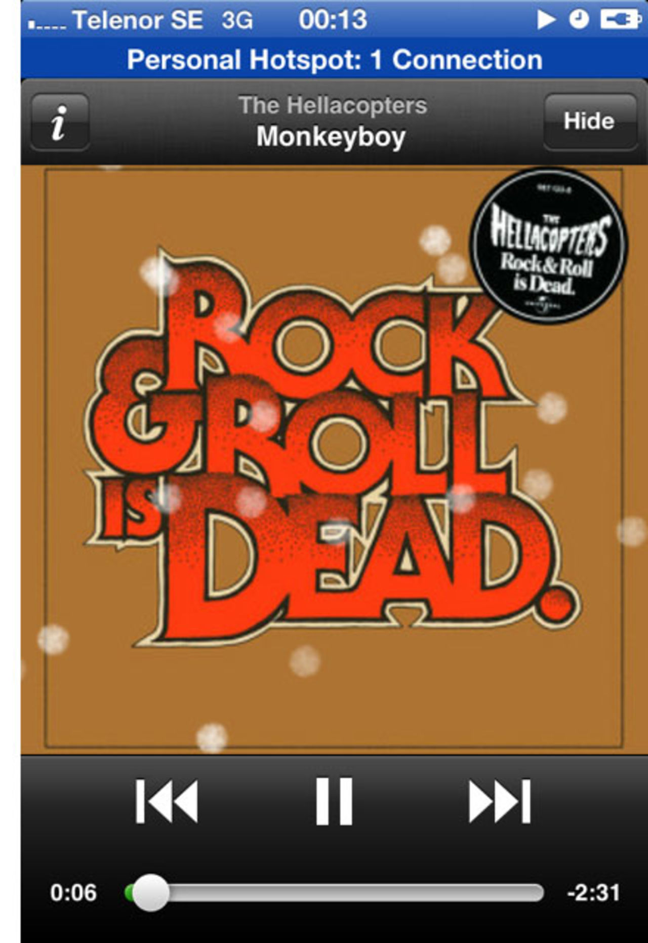 Det snöar i Spotify