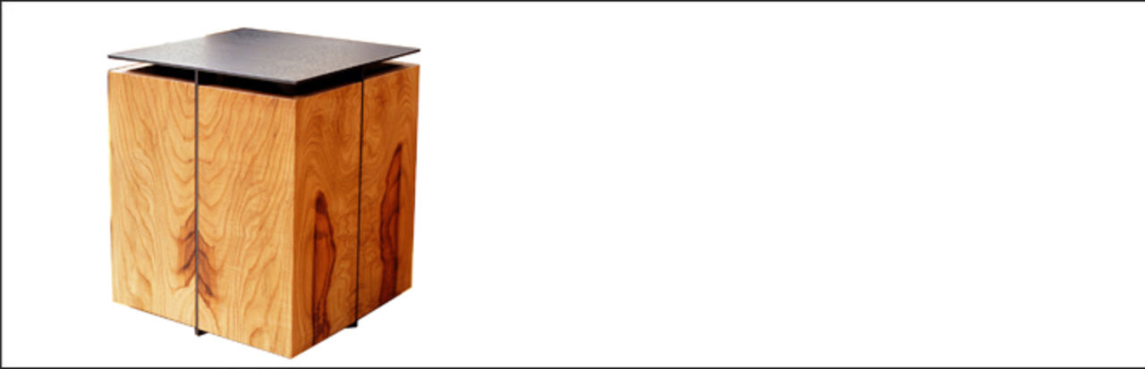 Organiska material i Clerestory side table