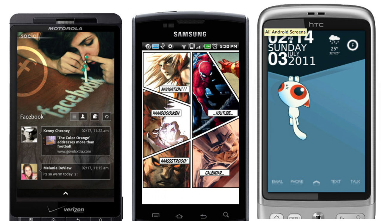 10 snygga homescreens för Android