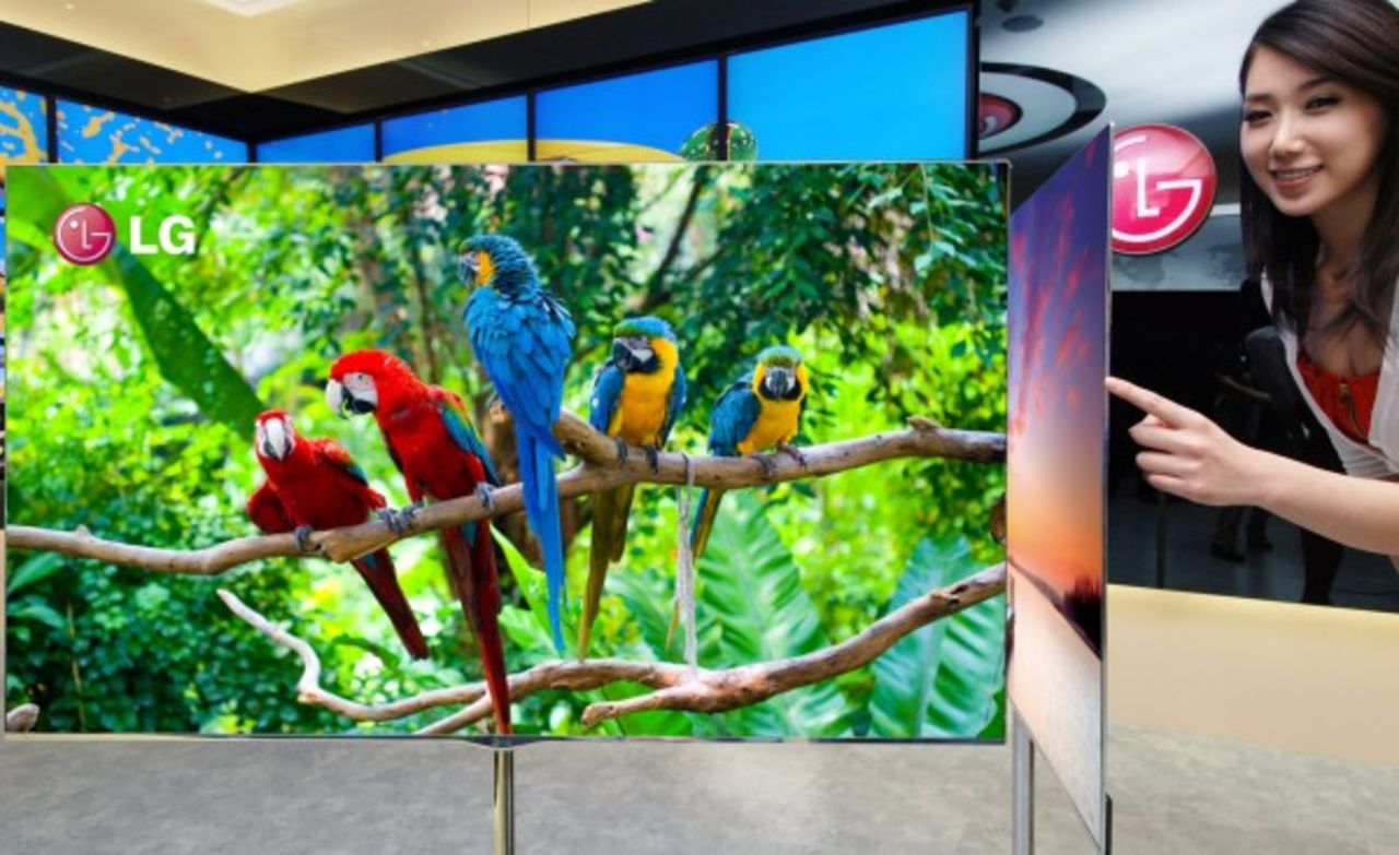 LG presenterar 55-tums OLED-TV på CES