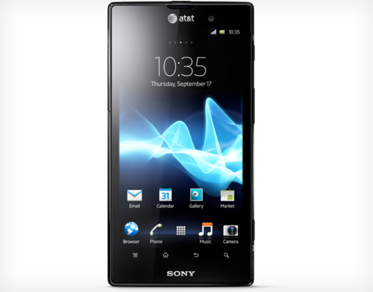 Ion - första Xperia-luren med enbart Sonys logga