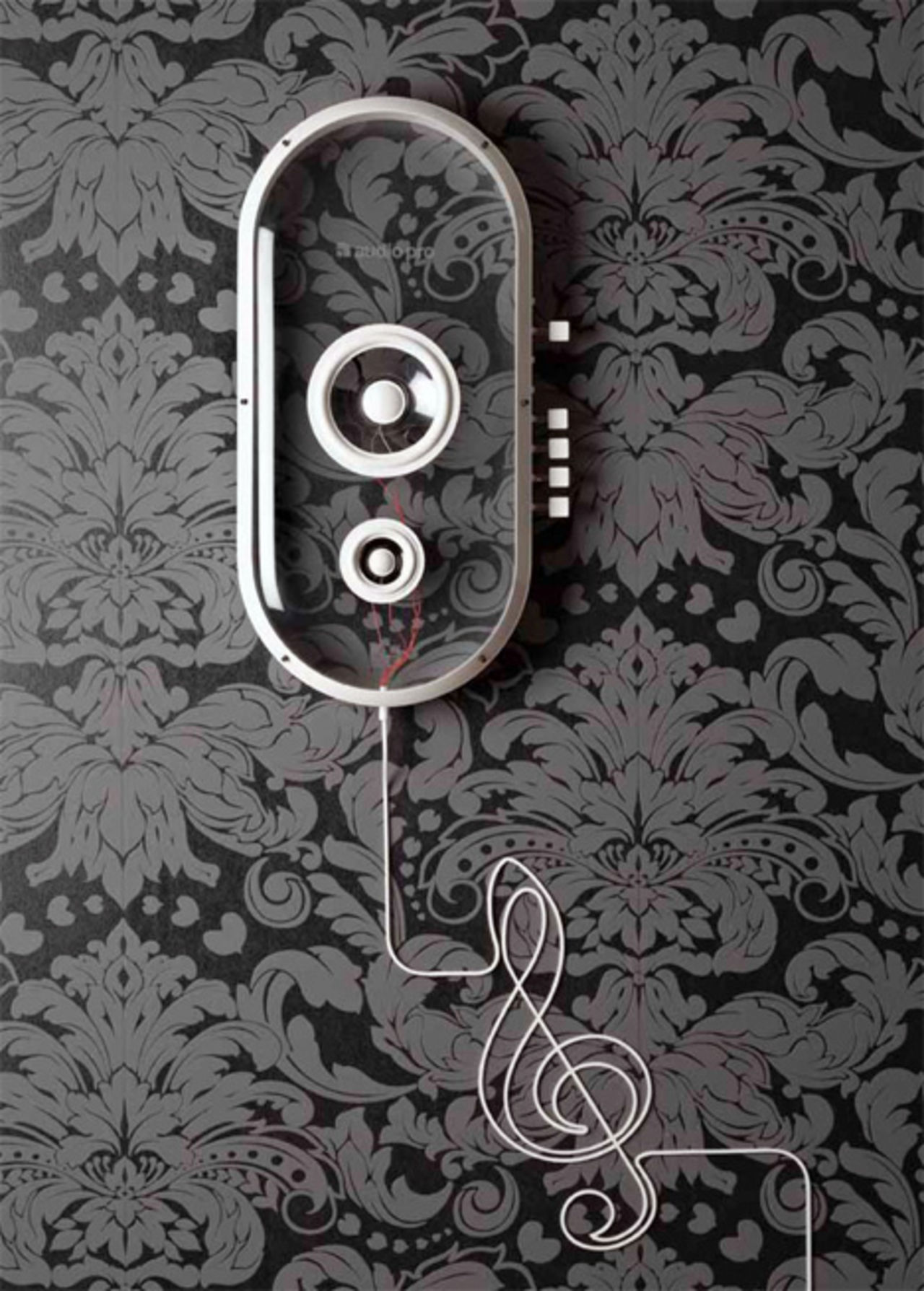 Genomskinliga Bluetooth-högtalare