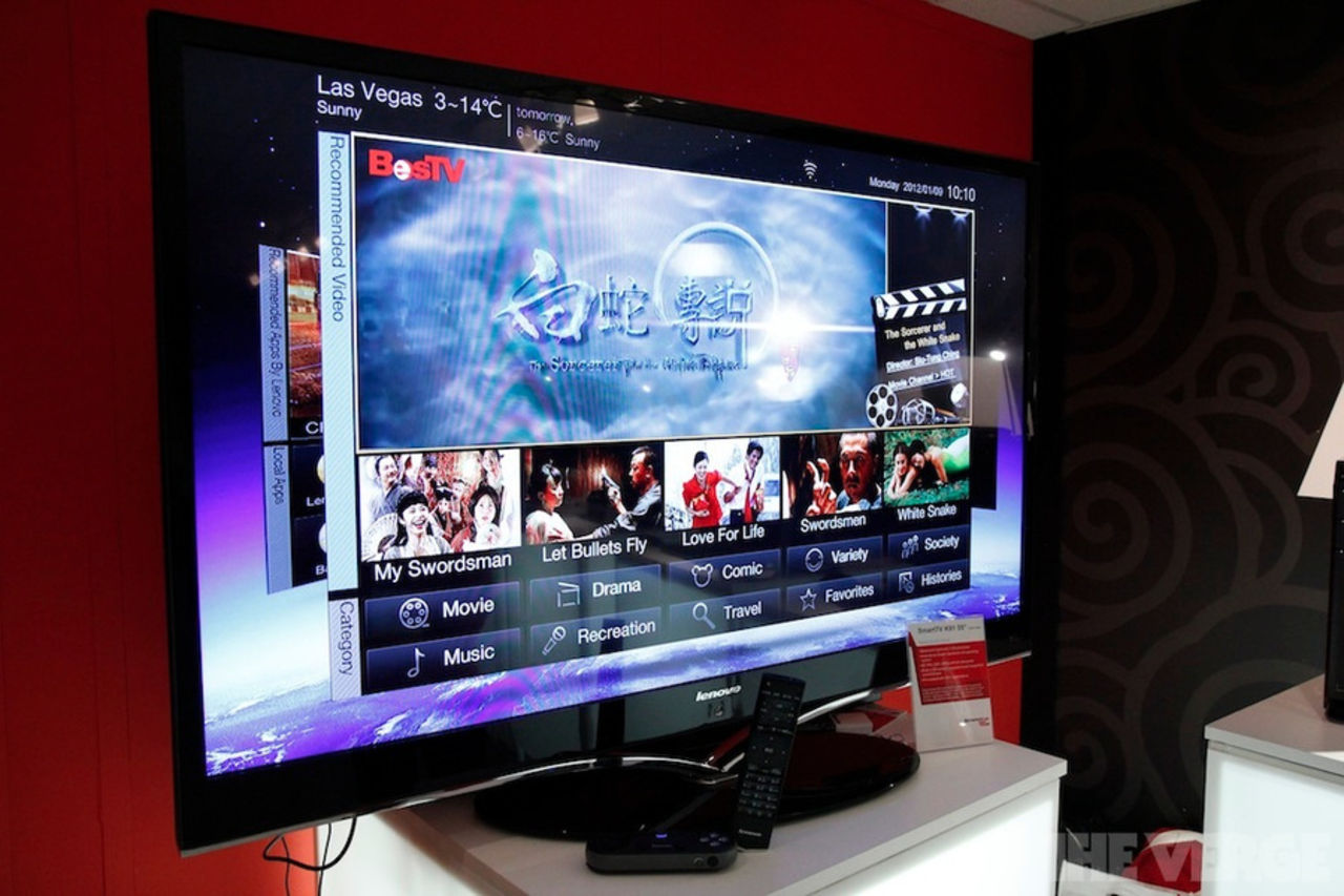 Lenovo visar Android-tv