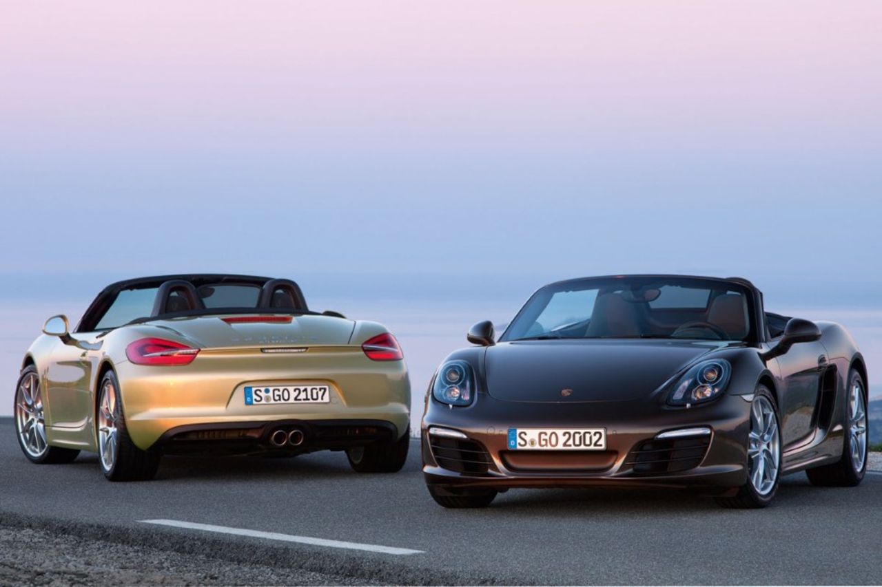 Porsches nya lilla Boxster officiell