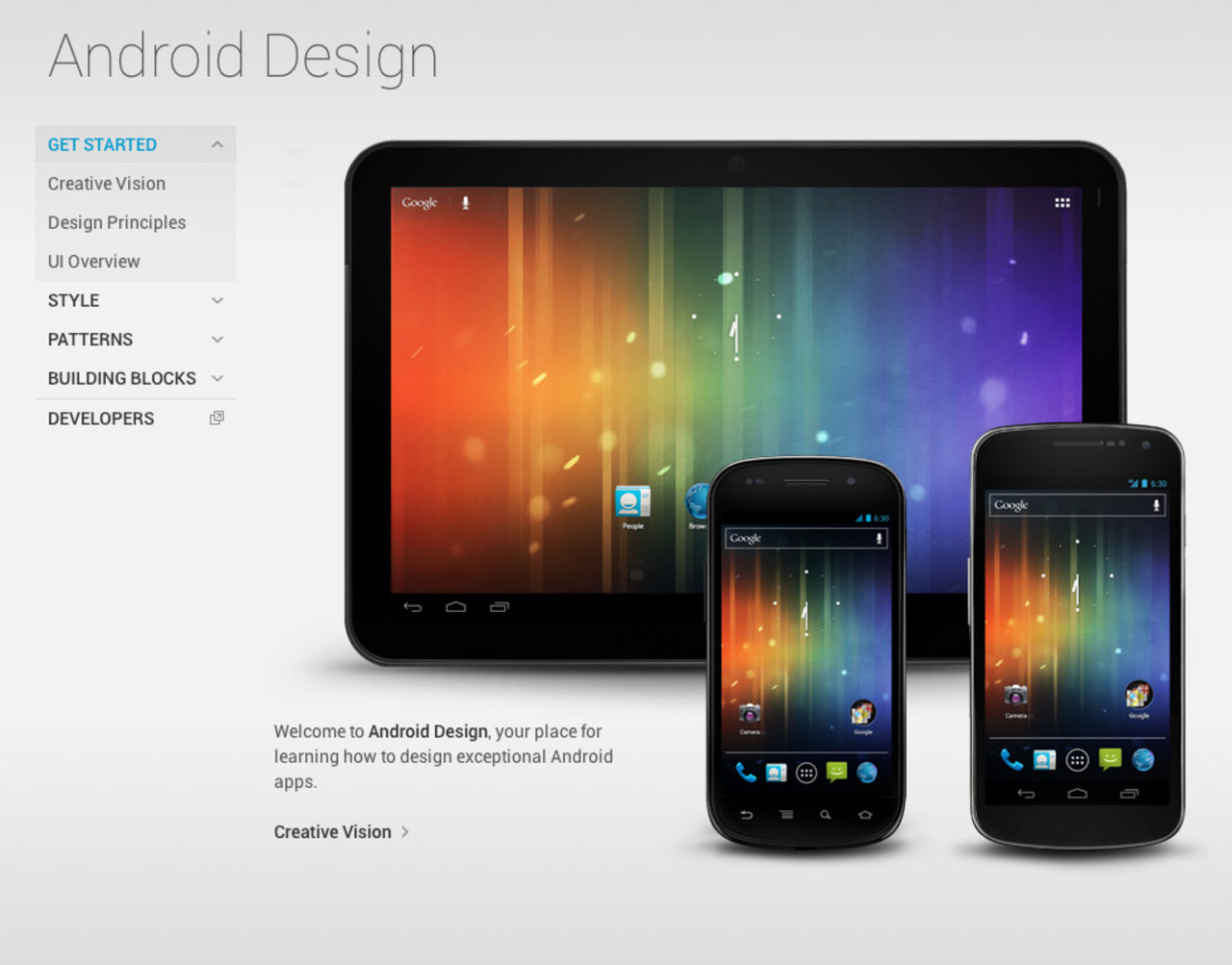 Google släpper designmanual för Android