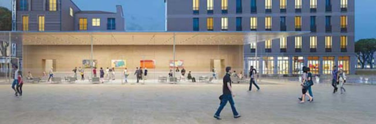 Nästa Apple-store blir nästan osynlig