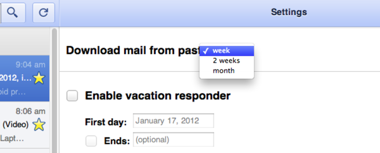 Gmail förbättrar sin offline-klient
