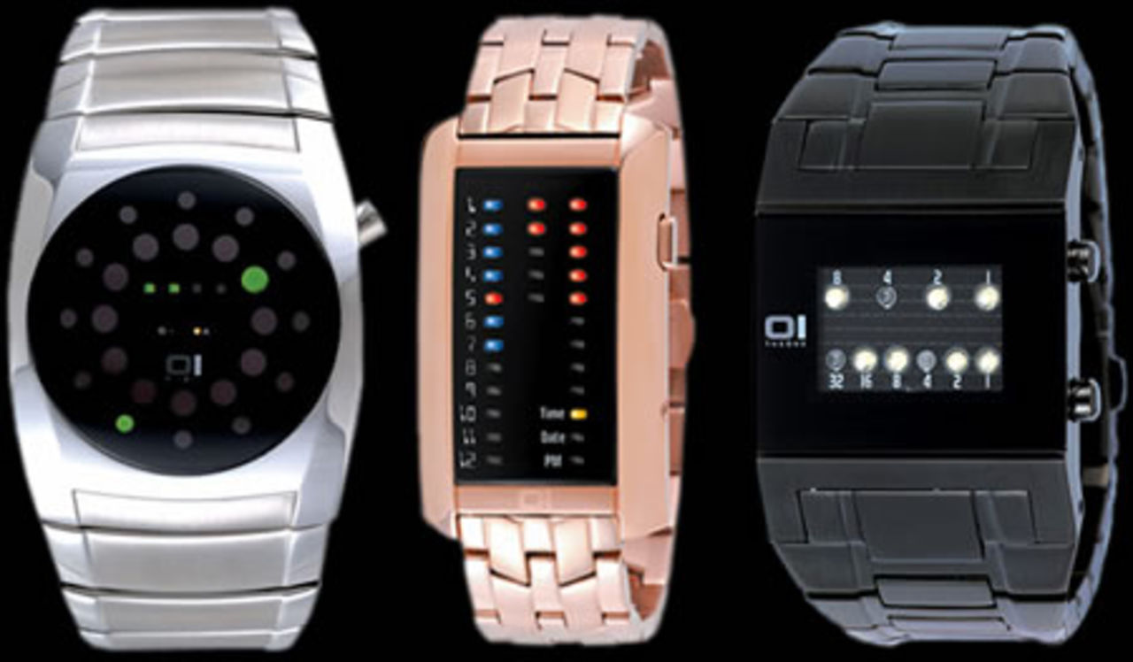 Lysdiodsklockor en masse