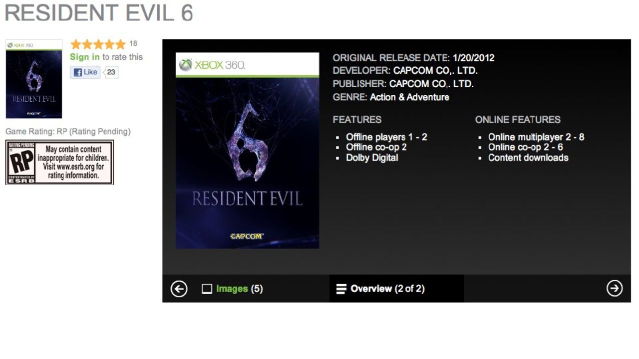 Co-op för sex spelare i Resident Evil 6