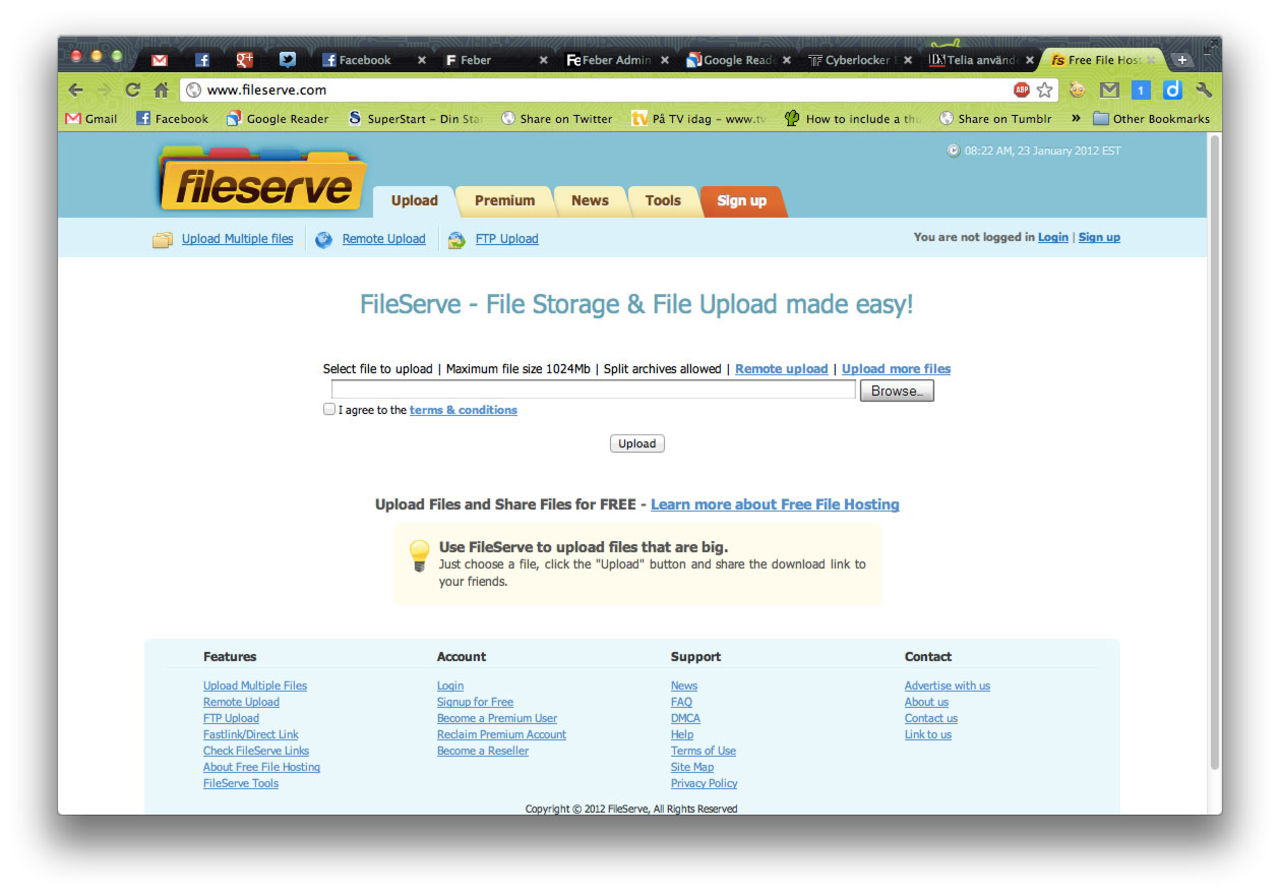 Fler cyberlockers får kalla fötter