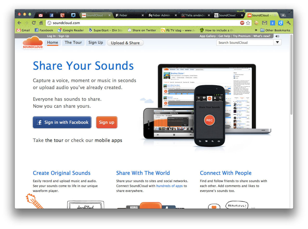 SoundCloud har nu tio miljoner användare