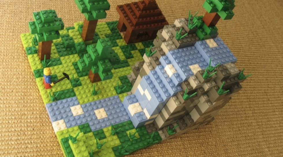 Nu är det klart, Minecraft blir Lego