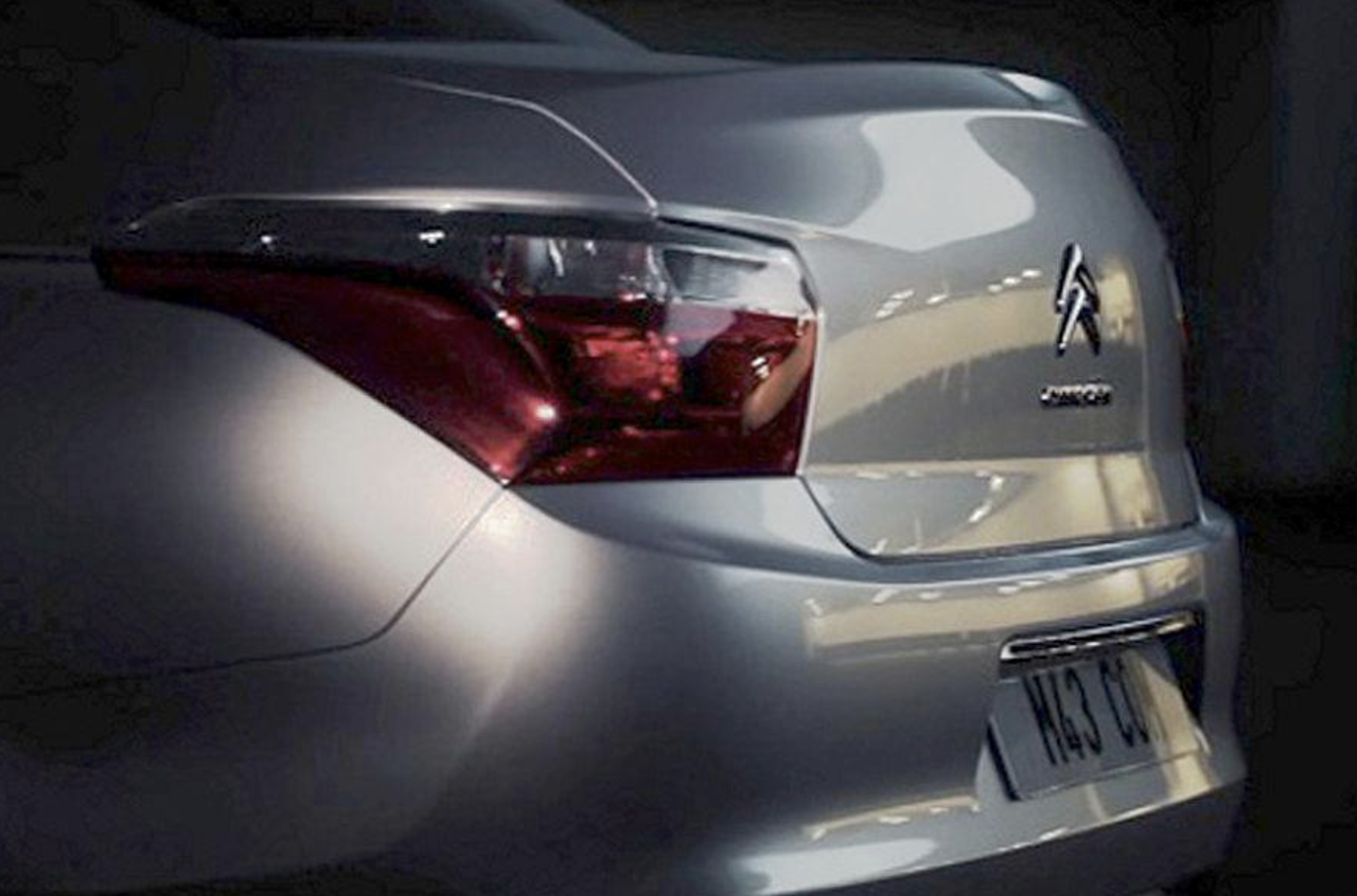 Bilder på Citroëns nya sedan