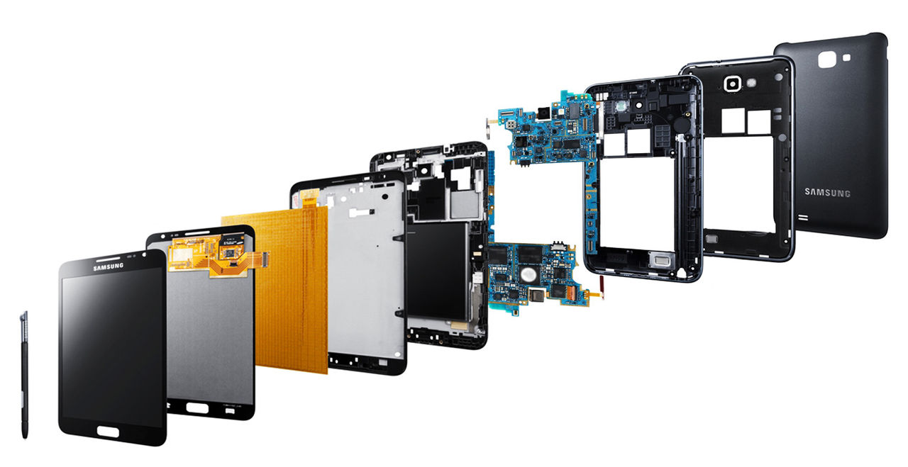 Så ser en Galaxy Note ut på insidan