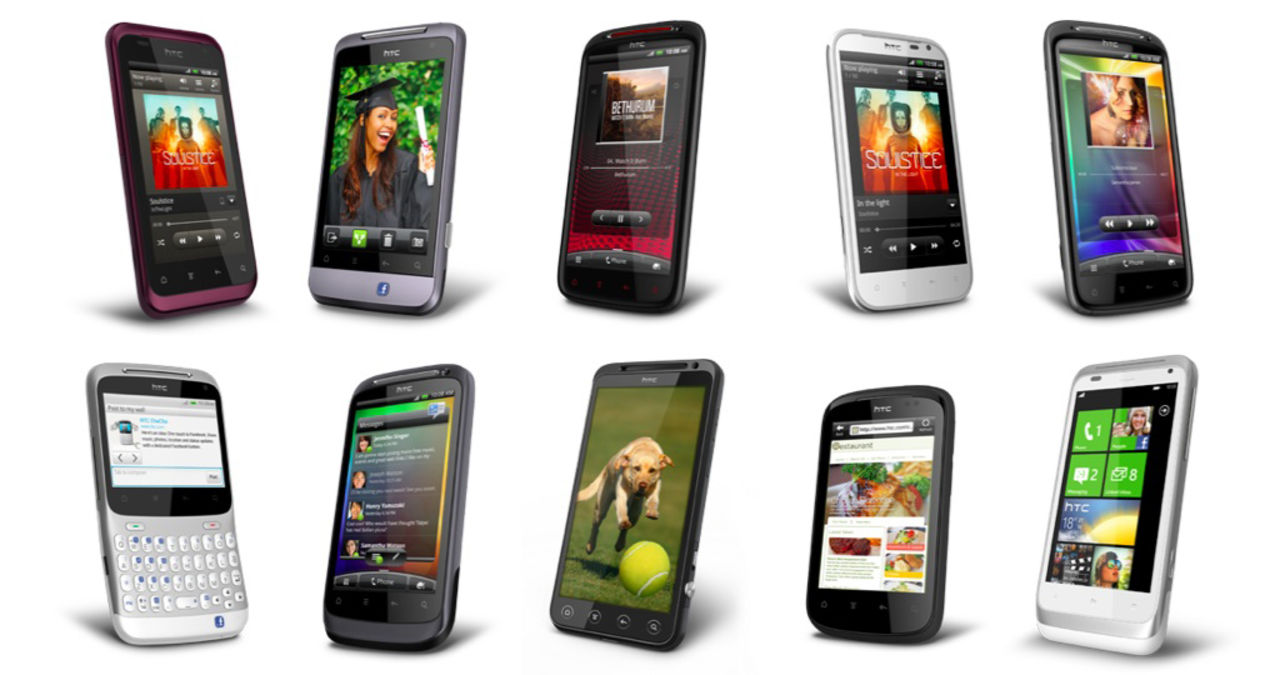 HTC ska sluta tillverka så många olika modeller