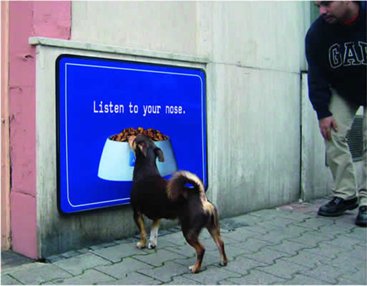 En billboard som luktar.