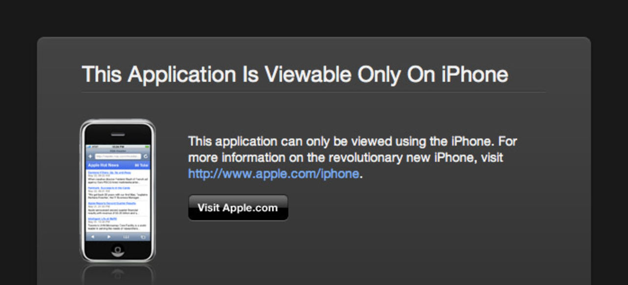 RSS-läsare för iPhone från Apple i web 2.0-utförande