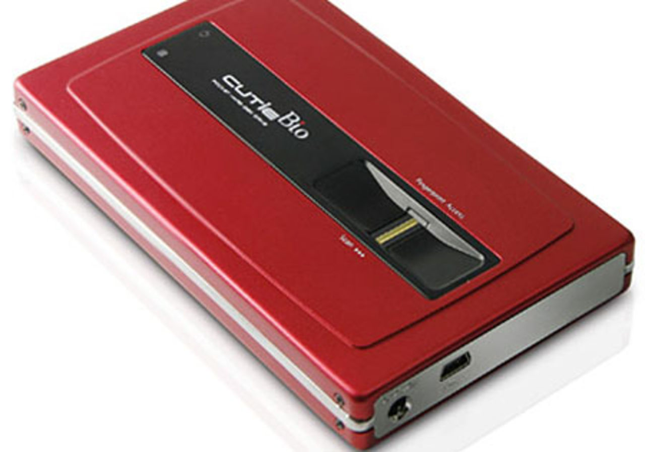 Bärbar hårddisk med skydd