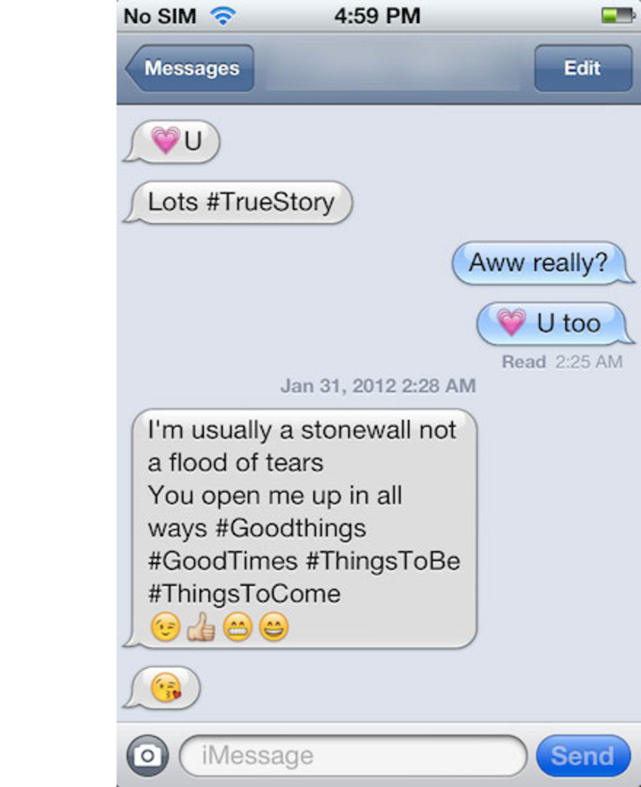 Det finns ingen bugg i iMessage enligt Apple