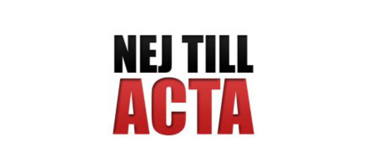 ACTA-demonstrationer i Sverige idag
