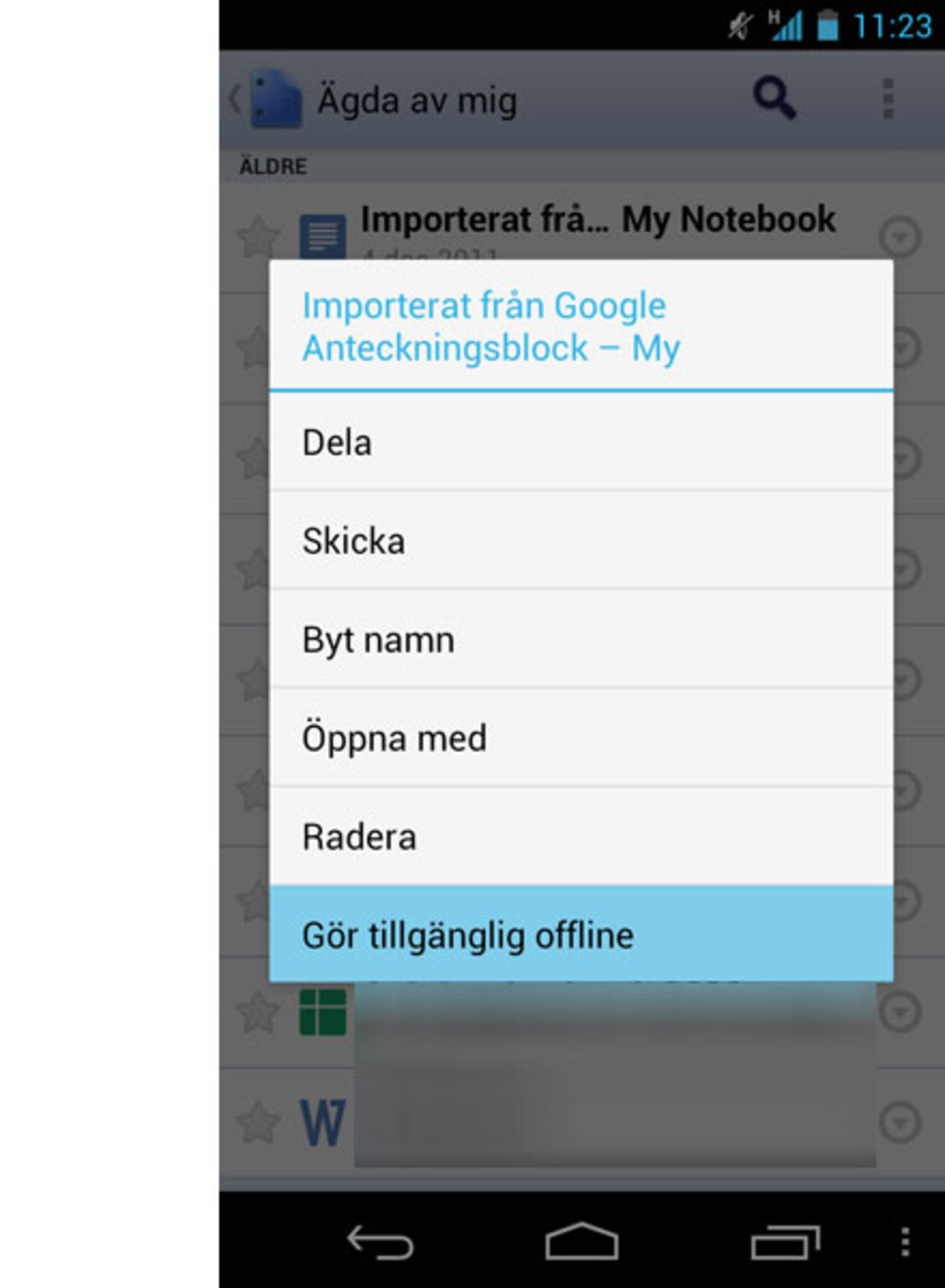 Google Docs för Android får offline-stöd