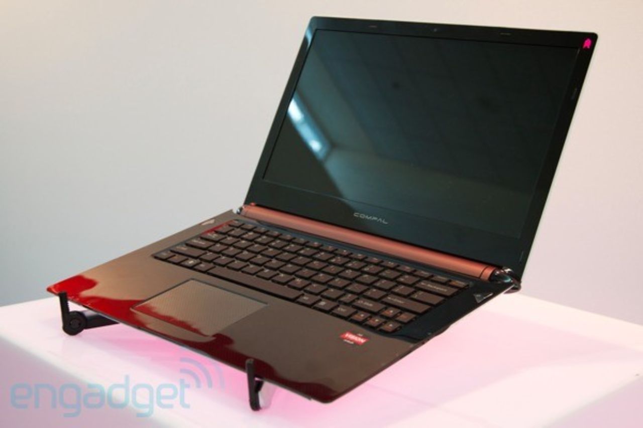 Compal ultratunn dator visad under AMDs konferensdag