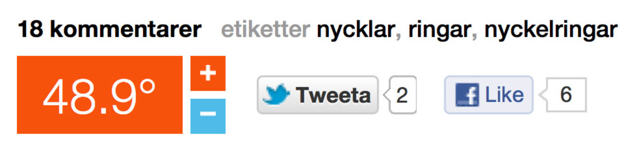 Vi gillar att ni tycker till!