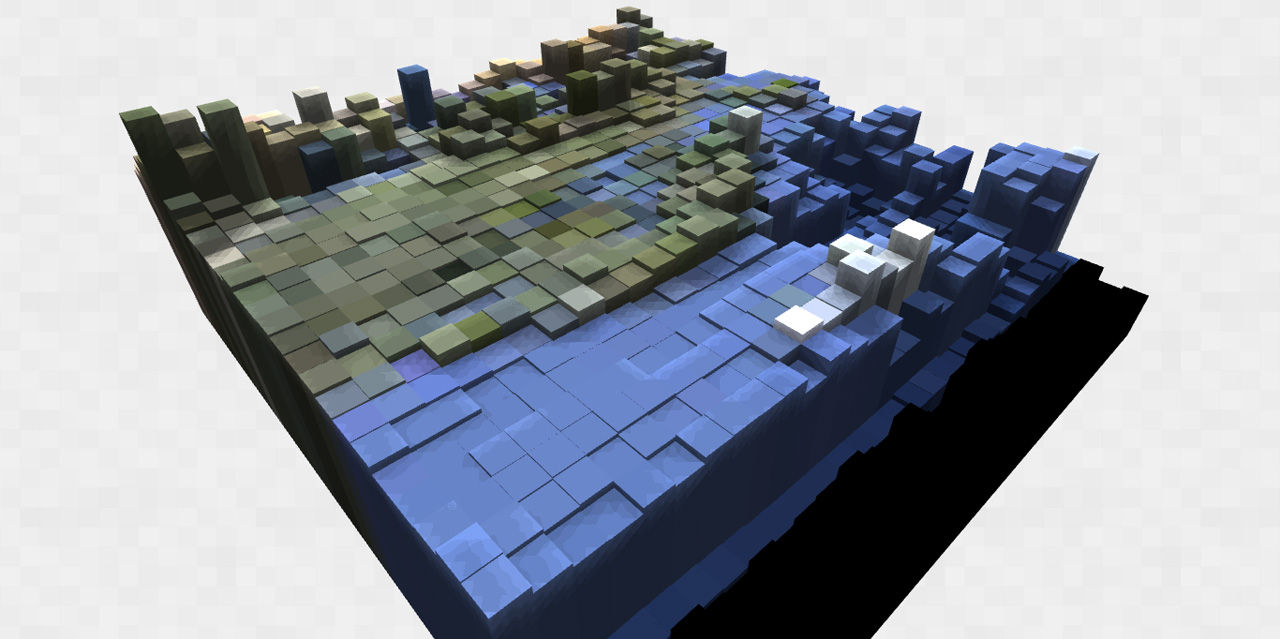 Google Maps i Minecraft-stil