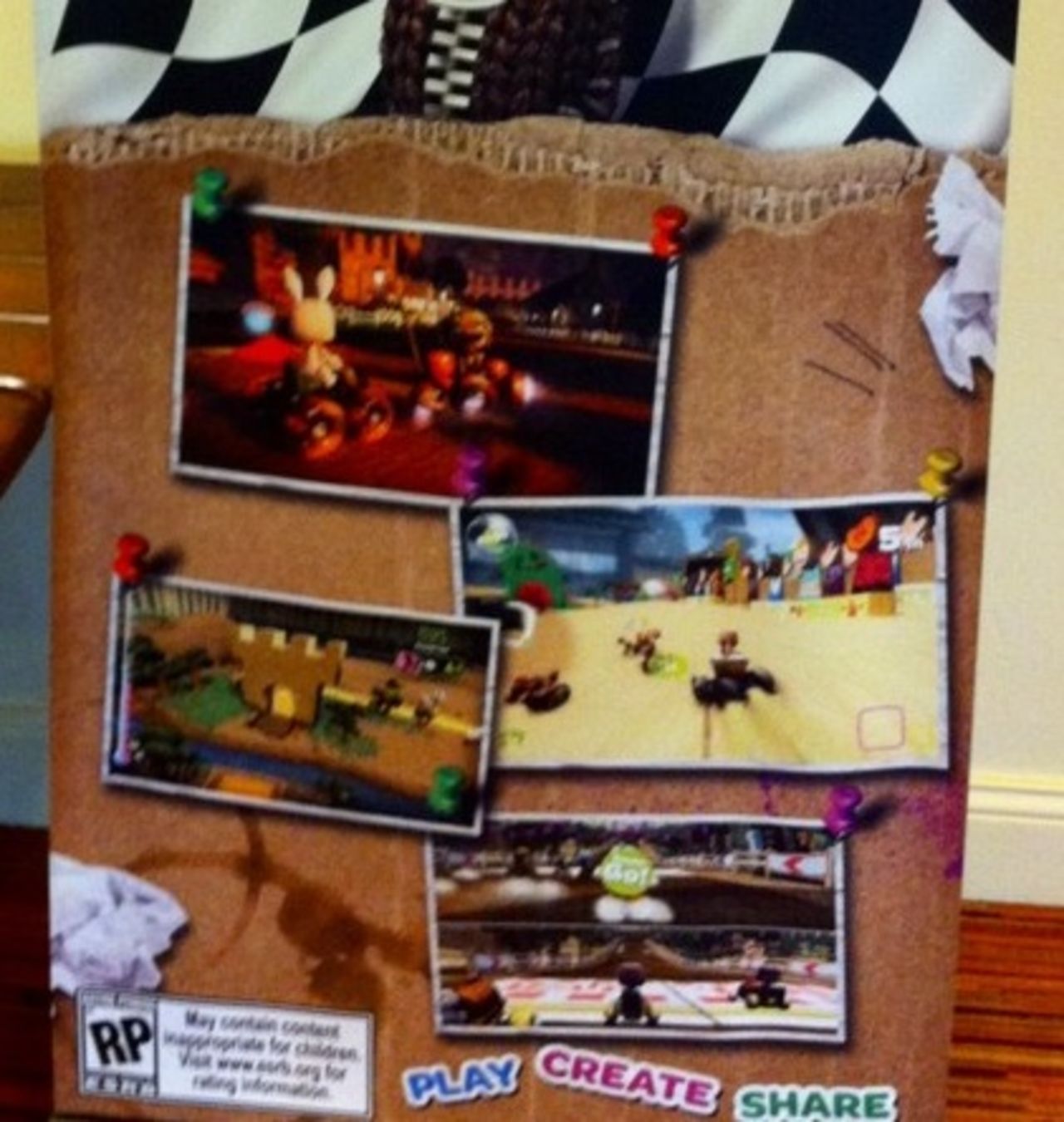 LittleBigPlanet-kart racer på gång