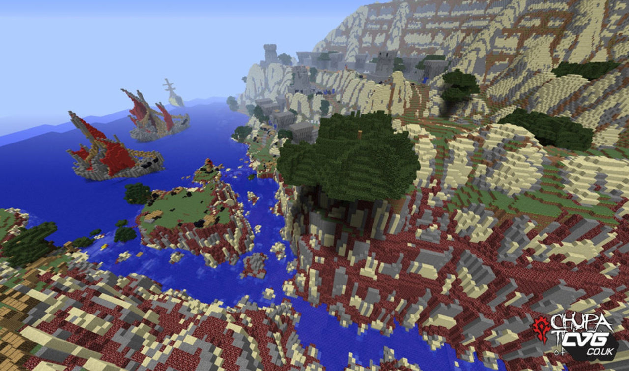 World of Warcraft i Minecraftformat