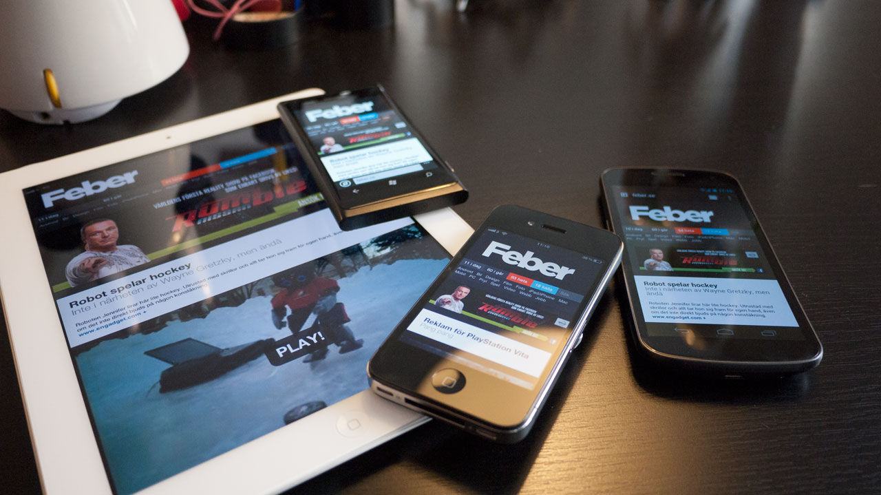 Nu är det en dröm att surfa med Android till Feber